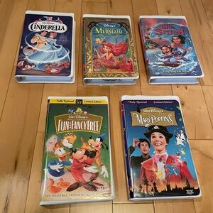 Disney Classic VHS Bundle
